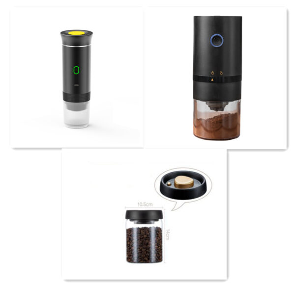 Electric Grinder Coffee Travel Handy 3 In1 Espresso Portable Coffee Espresso Maker Machine Cafe Portable Capsule Coffee Machine Kitchen Gadgets - Image 10