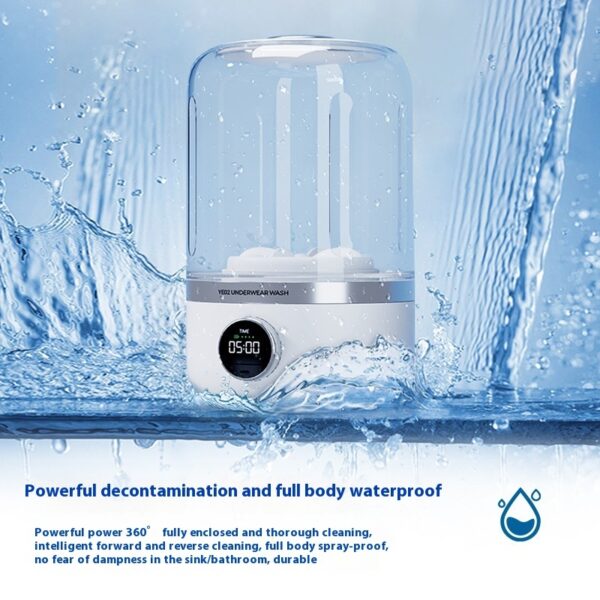 Mini Rechargeable Washing Machine Underwear Travel Portable - Image 4